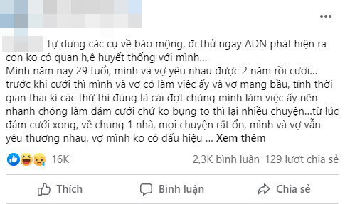 Dòng tâm sự của anh chàng thu hút sự chú ý của cư dân mạng