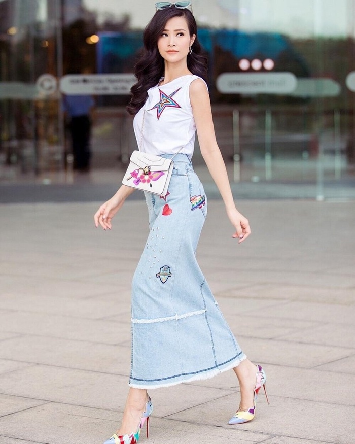 Cách phối đồ với tank top mùa Hè chuẩn nàng IT girl sành điệu 10 Empty