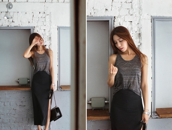 Cách phối đồ với tank top mùa Hè chuẩn nàng IT girl sành điệu 12 Empty