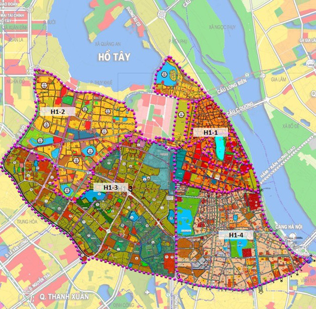 Bản odof quy hoạch khu vực nội đô lịch sử hà Nội (Ảnh: VTV)