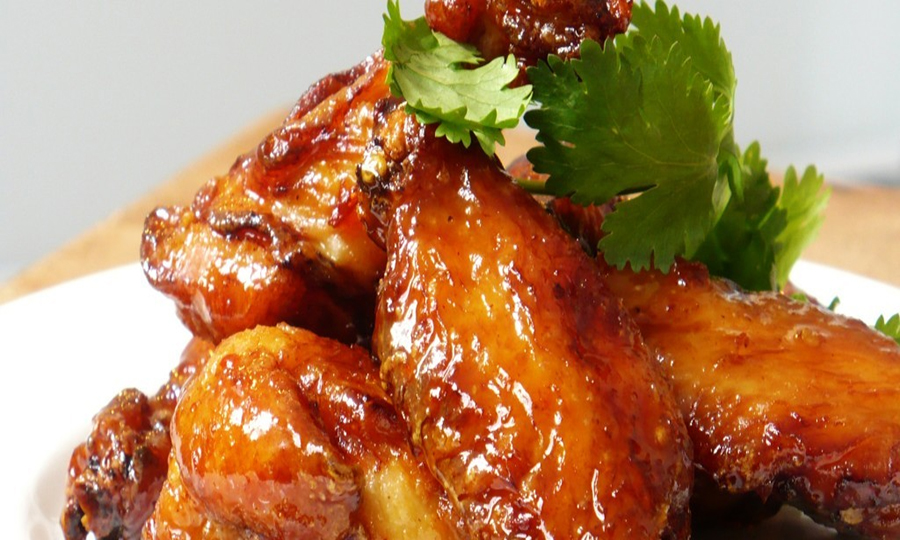 Món cánh gà sốt me