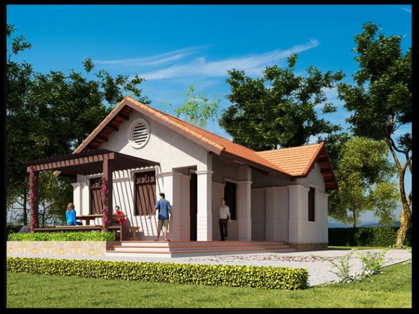 Kiểu nhà cấp 4 với giá 150 triệu