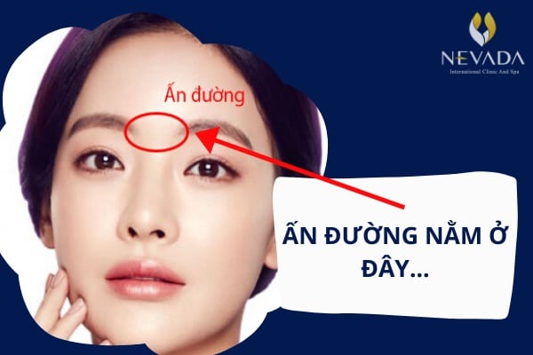 Ấn đường rạng rỡ phát tài