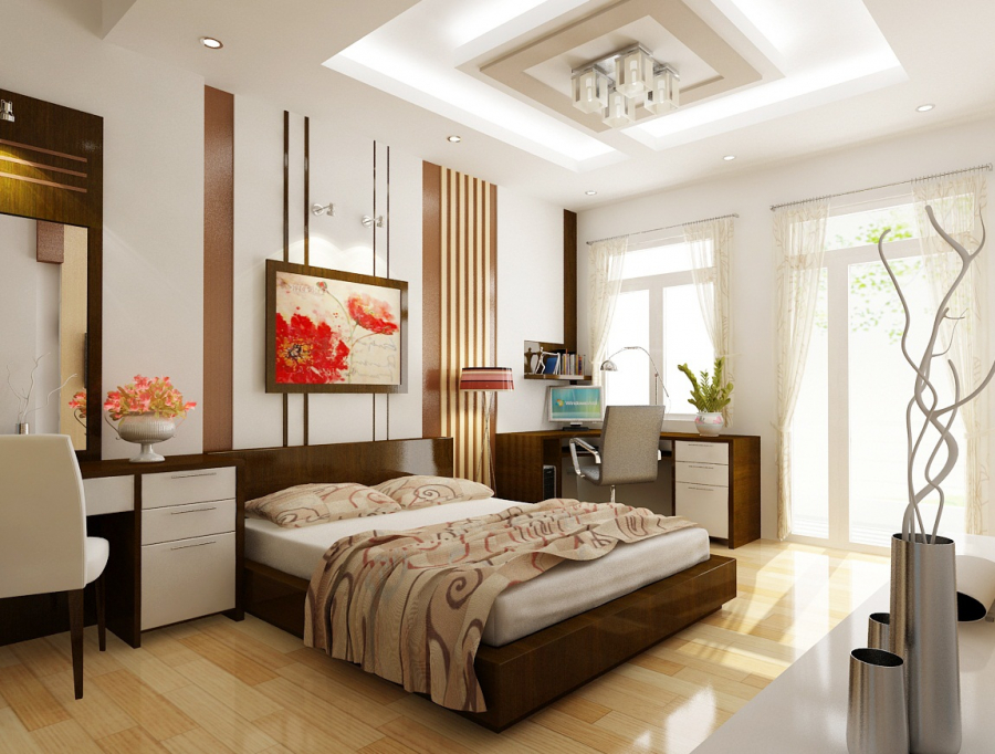 Phong thủy khi đặt giường ngủ trong nhà