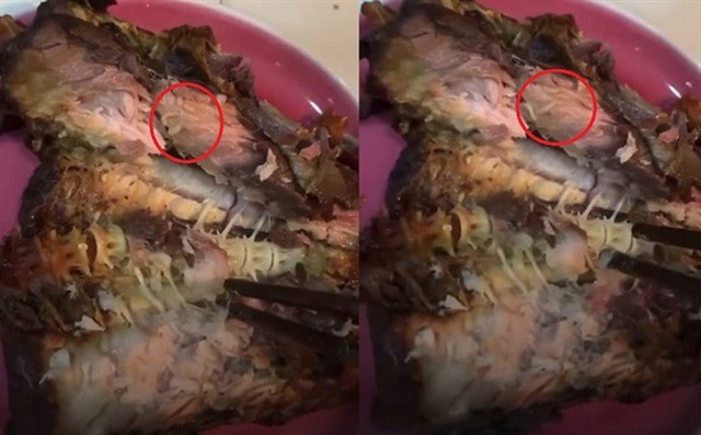 Khách hàng tố CleverFood bán cá kho có giòi (Ảnh: Báo Lao động)