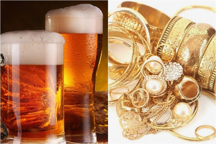 Bia giúp giữ cho đồ kim loại sáng bóng