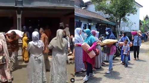 Khung cảnh tại đám cưới. (Ảnh: Tribun News)