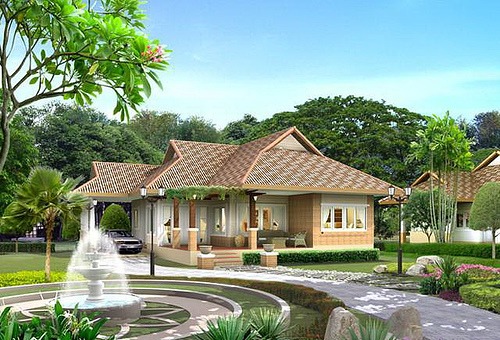 Ngôi nhà có nguồn nước tốt