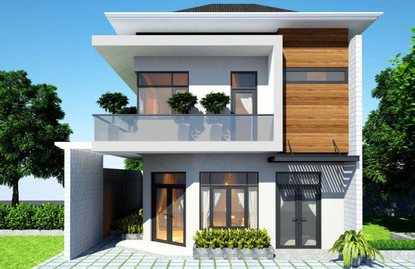 Không nên xây nhà lệch tâm