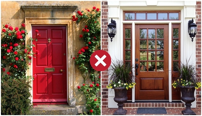 Nên trồng cây xanh hoặc hòn non bộ tốt cho phong thủy