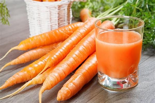 Cà rốt không sử dụng khi uống rượu bia