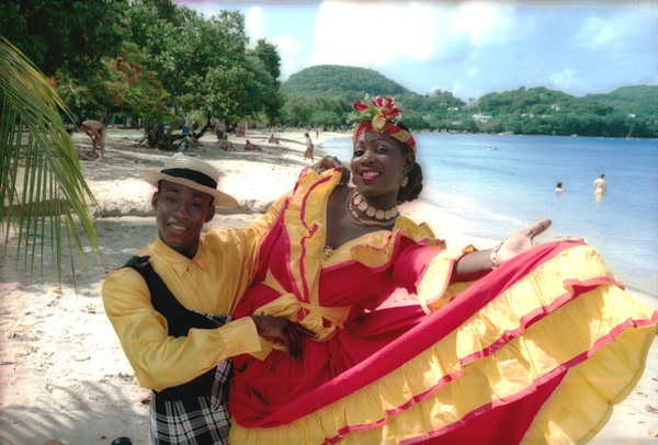 Phụ nữ ở đảo Martinique có chiều cao trung bình 1,74m