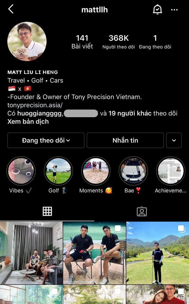 Matt Liu đã thay đổi phần giới thiệu trên Instagram.