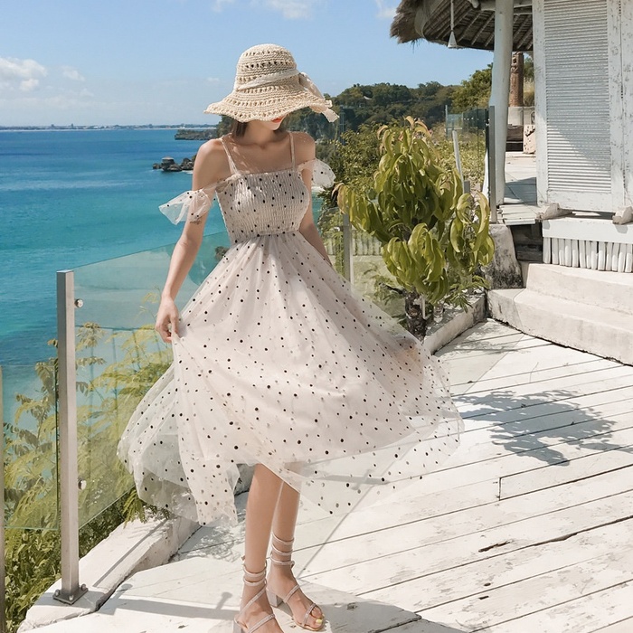19 Mẫu váy đầm maxi đi biển đẹp linh khi du lịch nghỉ dưỡng