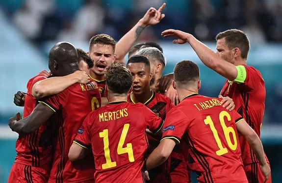 Đội tuyển Bỉ thể hiện sức mạnh tuyệt đối trước đối thủ Nga. Ảnh: Dailymail. 