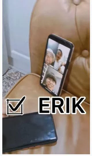 Hòa Minzy đăng tải đoạn clip ghi lại cuộc gọi facetime của cô và con trai với Erik và Đức Phúc. Khi được hỏi 