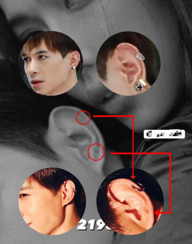 Netizen đã soi cực chi tiết, cái tai này là của Anh Tú không sai đi đâu được.