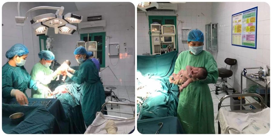 Phó Giám đốc Trung tâm Y tế huyện Hướng Hóa Đoàn Thị Kim Dung cho biết, ê kíp phẫu thuật của đơn vị vừa tiến hành mổ đẻ cấp cứu thành công sản phụ mới 11 tuổi.