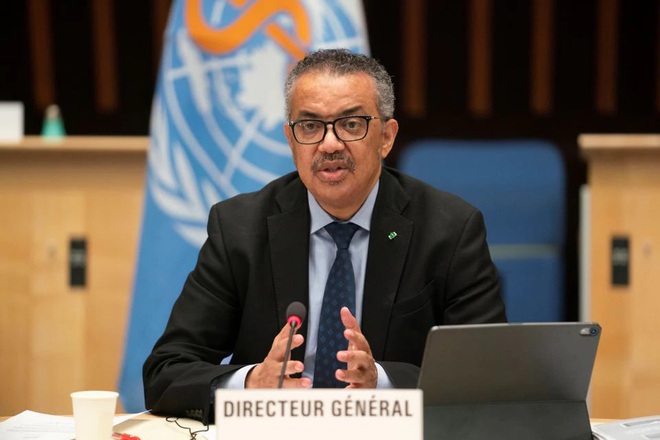 Tổng giám đốc WHO Tedros Adhanom Ghebreyesus kêu gọi thế giới bình tĩnh, hợp tác đối phó Omicron (Ảnh: Reuters)