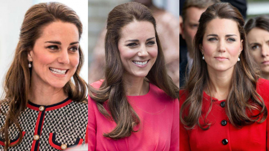 Công nương Kate quanh năm trung thành với tóc lửng lơ nhưng biến hóa đa dạng đủ phong cách