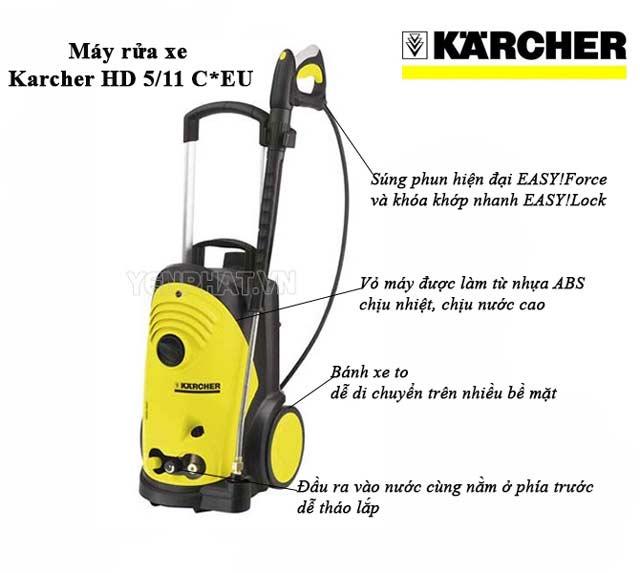 Nâng cao chất lượng dịch vụ với Karcher HD 5/11 C *EU