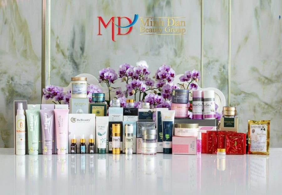 Các sản phẩm độc quyền tạo nên giá trị thương hiệu Minh Đan Beauty Group