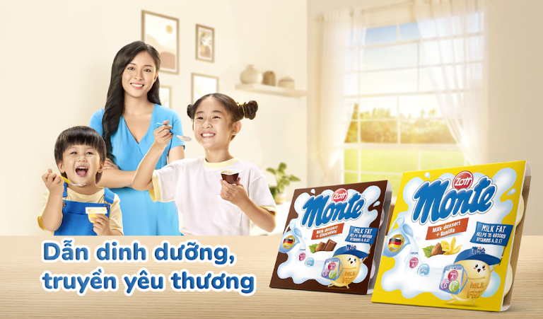 Váng sữa Monte được rất nhiều ba mẹ tại Việt Nam và trên toàn thế giới tin tưởng và lựa chọn cho bé yêu của mình.