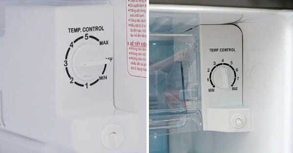 Bảng điểu chỉnh nhiệt độ ở tủ lạnh thường được ký hiệu là Temp. Control. Tùy theo loại tủ mà bảng điều chỉnh sẽ có nhiều mức độ khác nhau.
