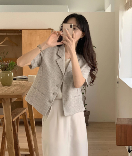 7 ngày mặc đẹp với áo blazer kẻ ô cho nàng công sở | Tập đoàn dệt may Việt  Nam