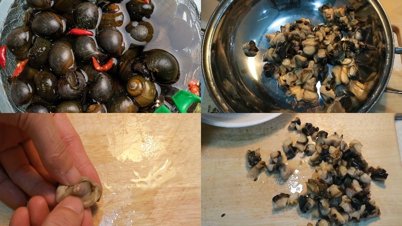 Đổi vị với món ốc nấu chuối đậu thơm ngon, bắt mắt cho cả gia đình