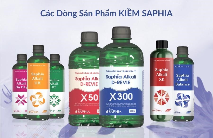 Các sản phẩm của Kiềm Saphia được đánh giá là giải pháp chăm sóc sức khoẻ toàn diện