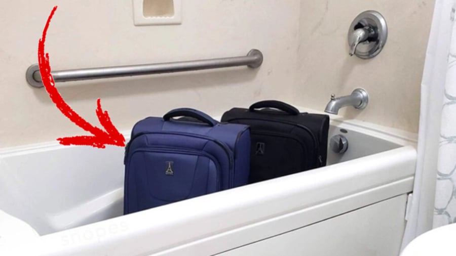 Vì sao nên để vali trong phòng tắm khi nhận phòng khách sạn: Lý do cực kỳ quan trọng ai mà không biết sẽ thiệt thòi