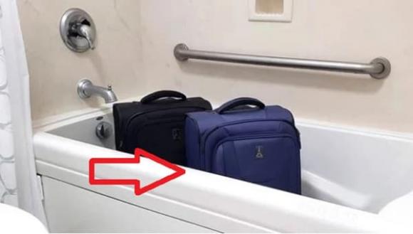 Tại sao nên để vali trong phòng tắm khi nhận phòng khách sạn: Lý do đủ quan trọng