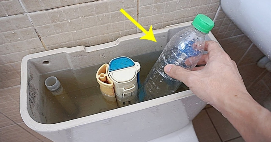 Bỏ chai nhựa vào bồn nước toilet, lợi ích tuyệt vời, nhà nào cũng nên áp dụng