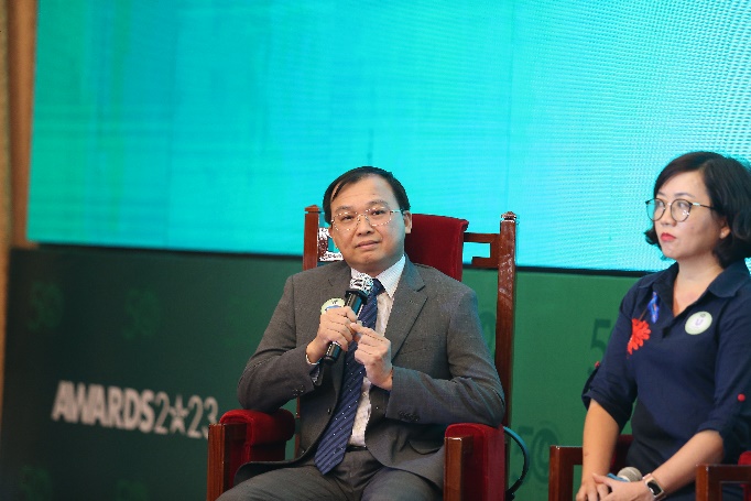 Ông Lê Thành Liêm – Giám đốc điều hành Tài chính Vinamilk, chia sẻ về thực tế triển khai các chiến lược phát triển bền vững tại Vinamilk