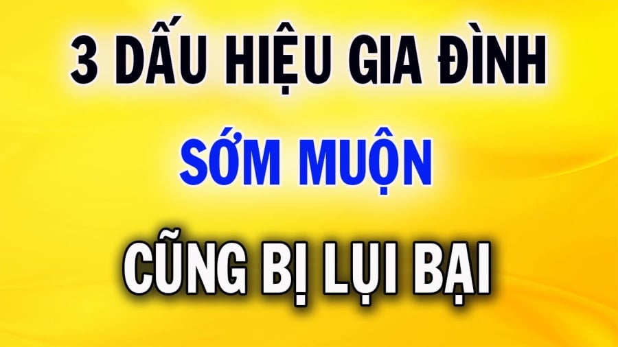 dau hieu nha sap lui bai