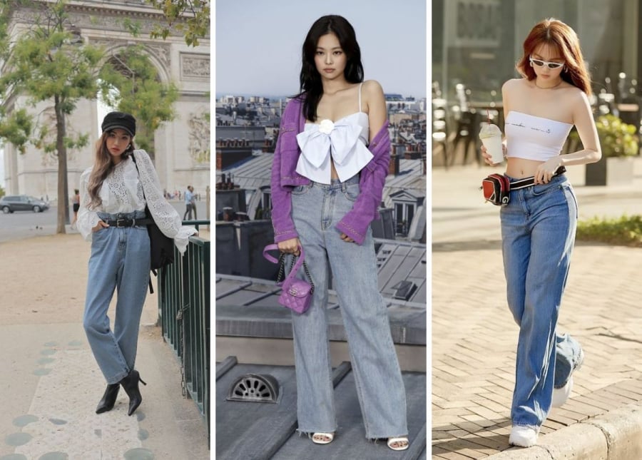 Để ghi điểm mặc đẹp với quần jeans, chị em hãy ưu tiên 4 mẫu cơ bản này