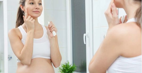Expectant mothers often encounter skin problems due to hormonal changes.