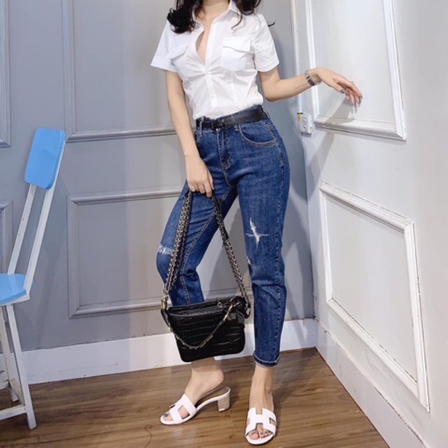 4 kiểu quần jeans nàng có chiều cao khiêm tốn nên tránh kẻo ‘dìm’ dáng