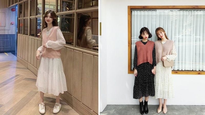 15 cách phối gile len nữ cá tính đẹp chuẩn Hàn Quốc hot nhất 2023