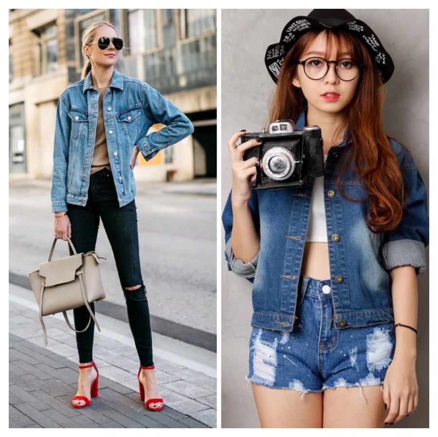 Sự đồng điệu về chất liệu jeans sẽ khiến phong cách của bạn trở nên mạnh mẽ và cá tính hơn.