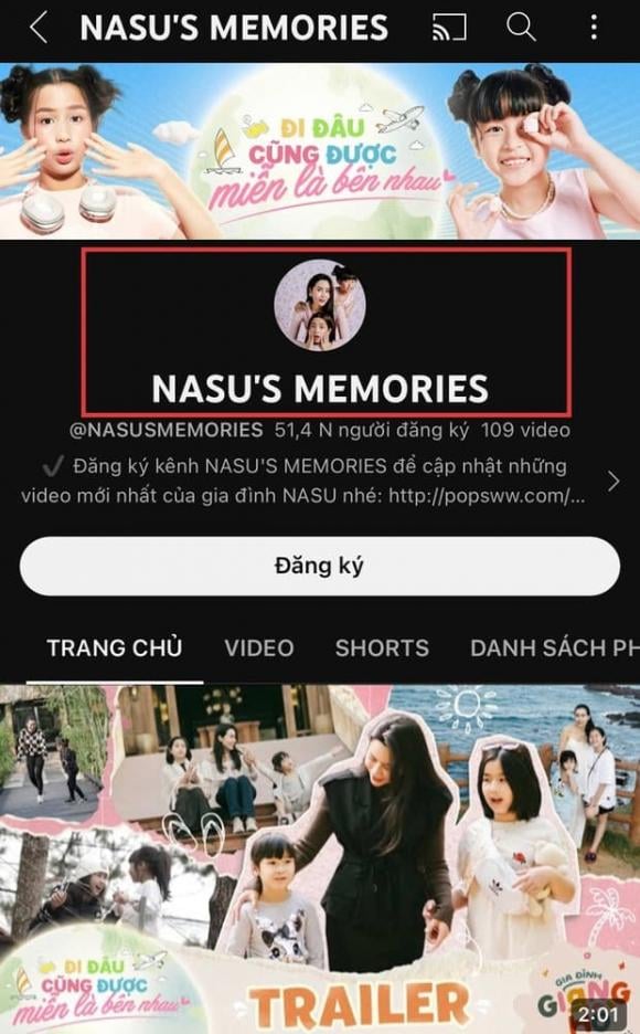 Nay đã được đổi tên thành NaSu’s Memories” (Kỷ niệm của NaSu).