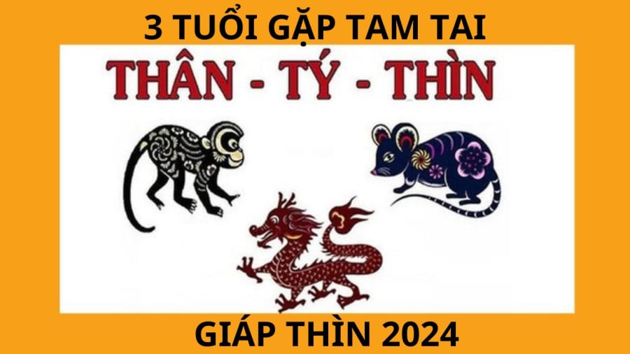 Năm 2024 những người thuộc tuổi Thân, Tý, Thìn gặp hạn tam tai