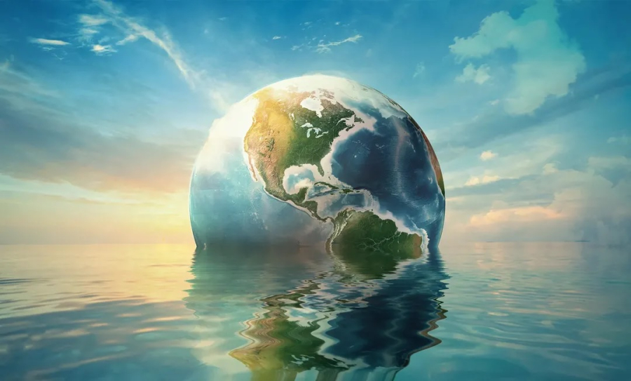 Nước chiếm khoảng 71% diện tích bề mặt của Trái Đất.