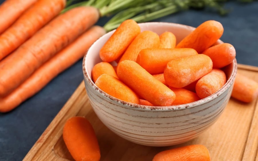 Cà rốt là nguồn cung cấp dồi dào của vitamin B6 và C