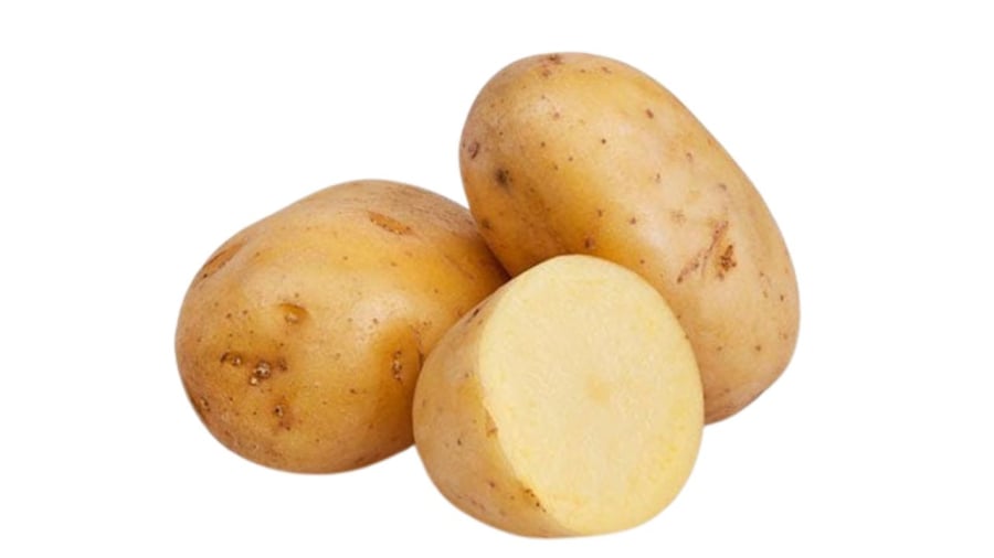 Khoai tây nếu có vỏ màu xanh, nẩy mầm thì không ăn vì có chất độc solanin