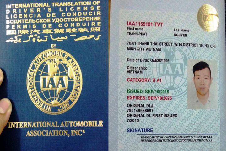 Bằng lái xe quốc tế có 2 loại là bằng IDP và bằng IAA.