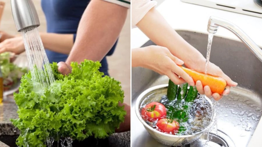 Ngoài việc rửa rau bằng nước sạch nhiều lần, bạn có thể ngâm rau trong nước có pha thêm một số nguyên liệu để tăng khả năng loại bỏ thuốc trừ sâu.