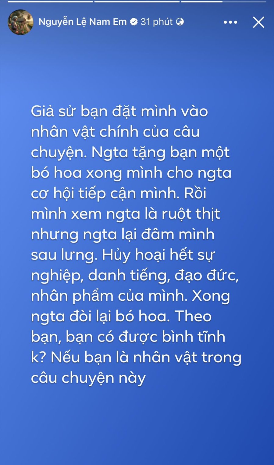 Động thái của cô tiếp tục gây sự chú ý. 