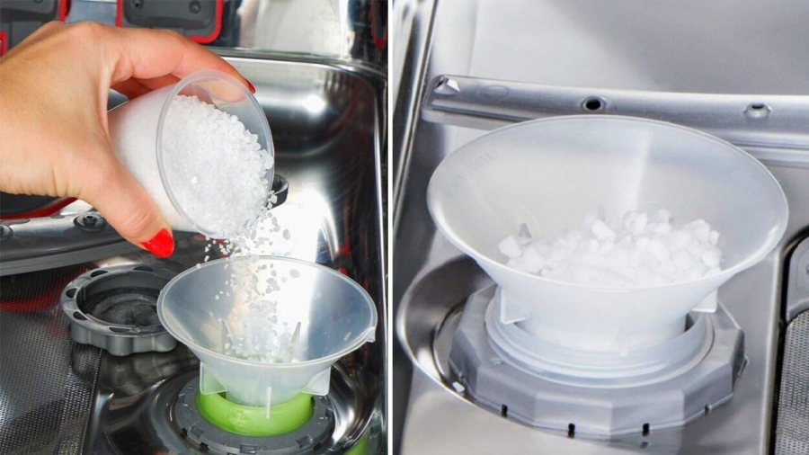 Máy rửa bát cần muối rửa bát để hoạt động hiệu quả và bền hơn.